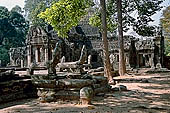 Banteay Kdei temple - east gopura of the third enclosure.